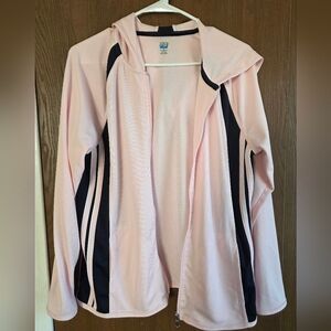 Pink and Black Women's Hoodie